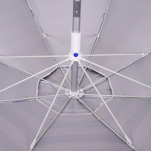 Parapluie de plage rayé bleu méditerranéen étanche Portable pour la commande en gros de stations de plage espagnoles - Product Image 5