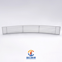 Moderno 90 °   Rejilla de Ventilación de Aire Acondicionado de Aleación de Aluminio Curvada, Fácil Instalación, Color Blanco Estándar