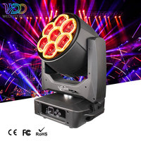 Luz Móvil LED Beam Wash Seven Magic Eyes RGB DMX 560W 540/270 con Zoom para DJ, Discotecas, Navidad y Espectadores