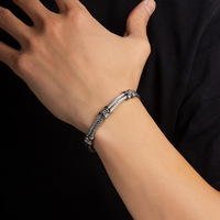 Brazalete Unisex de Acero Inoxidable Chapado en Oro con Cable Trenzado, Inspirado en Diseñadores, Joyería de Moda de Lujo para Hombres y Mujeres