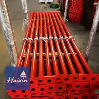 Étais de coffrage télescopiques réglables en acier Q235 HXHT, personnalisables pour l'ingénierie municipale, pré-galvanisés/peints/par poudrage