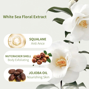 Gommage corporel parfumé au thé blanc TWG, gommage corporel pour salon de bain, nettoyant corporel exfoliant, gommage corporel éclaircissant - Product Image 4