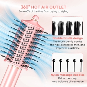 Sèche-cheveux multifonctionnel haute vitesse 8 en 1, <span class=keywords><strong>brosse</strong></span> à air chaud pour hôtel, 110000 tr/min, multi-styler pour cheveux, fer à boucler - Product Image 2