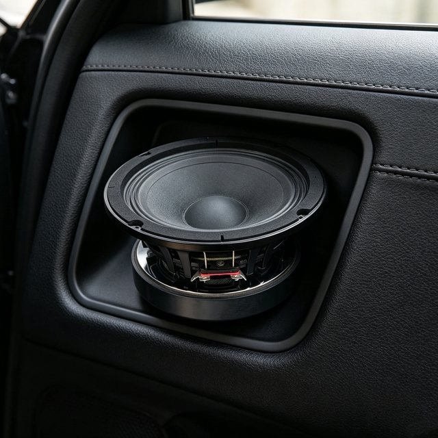 Car Midrange Speaker 6.5 Inch 4/8 Ohm Aluminium Basket CCAW Voice Coil Car Audio Mid Driver Midbass Midrange Automotive Speaker