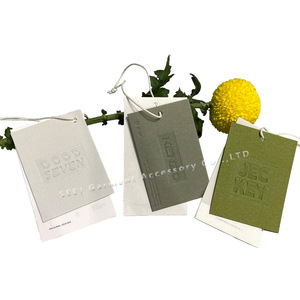 Phiên bản mới thân thiện với môi trường đặc biệt nhãn giấy nhãn hiệu nổi treo Tag cho may màu in ấn chứng nhận màn hình lụa - Product Image 5