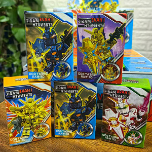 असेंबल किए गए एब्स प्लास्टिक मॉडल टॉय यूनिसेक्स बिल्डिंग ब्लॉक 1:<span class=keywords><strong>3</strong></span> पैमाने 40-टुकड़ा संगत बॉक्ड मेचा रात बाजार उपहार - Product Image 2