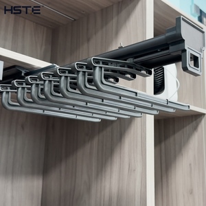 מתלה מכנסיים מודולרי ממתכת, דגם HSTE ST-Y08, מובנה בארון, התקנה עליונה, ידידותי לסביבה, במלאי, לחדר שינה - Product Image 5