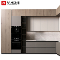 Fabricant d'armoires de cuisine sur mesure PA Factory, unités de cuisine compactes tout-en-un mobiles en 3 parties