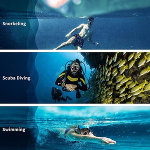 Custom Professional <strong>Underwater</strong> Sea Beach <strong>Snorkeling</strong> Free Diving Equipment Frameless Scuba Diving Mask