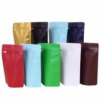 Sac d'emballage en plastique PE de qualité alimentaire avec finition mate, sac en aluminium Mylar sans impression, vente en gros, sac anti-odeur