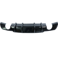 Diffuseur de pare-chocs arrière, lèvre de spoiler, séparateur pour Chrysler 2015-2024, aspect carbone noir brillant, haute qualité, kit carrosserie facile à installer
