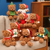 Grosir Pabrik OEM ODM Boneka Beruang Teddy Natal untuk Hadiah Liburan, Tempat Tidur Anak, dan Tempat Istirahat