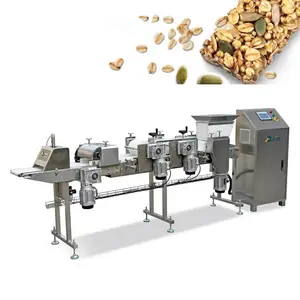 Muesli Bar Making Machine Stainless Steel Almonds Bar Mini Cutting Machine