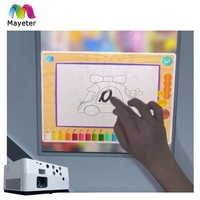 Éducation AR Interactive Dessin Peinture Table Lcd Projection Projecteur Jeux pour Enfants Tv Écran Tactile Jeu