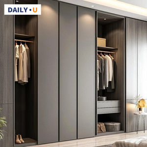 Armoire personnalisée <span class=keywords><strong>Slimline</strong></span> moderne finition mate pour petits espaces avec tiroirs coulissants cachés - Product Image 1