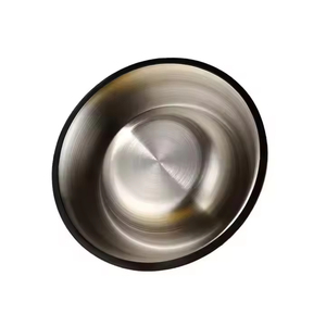 ชามสเตนเลสทรงกลมสำหรับสัตว์เลี้ยงพร้อมจุดสีทองรูปหมีเท็ดดี้เป็นมิตรกับสิ่งแวดล้อม - Product Image 5