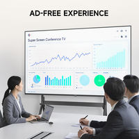 Moniteur Android Commercial Sunvol Série M5 4K UHD pour Mur Vidéo, Système de Conférence Tout-en-un, Support de Montage Optionnel, Idéal pour Magasins de Détail