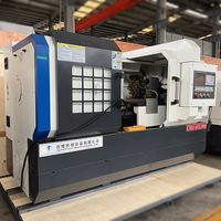 Tour CNC CK6150 CK6140 Tour CNC 4 Stations Tourelle Mandrin Hydraulique 200mm Caxis Simens808D
