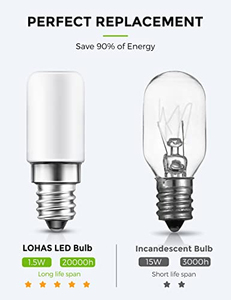 Ampoule Veilleuse C7 S6 E12 E14 Blanc Chaud Mini Lampe de Nuit pour Salon Lampe de Sel Type Phare - Vente Flash - Product Image 2