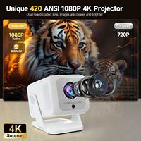 Projecteur Portable Magcubic HY310X 4K 420ANSI WiFi 6 Mise au Point Automatique, Prise en Charge Full HD 1080P pour Cinéma Maison et Extérieur