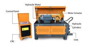 Tự động CNC dây thép thẳng 4-14 mét thanh thép thẳng và máy cắt - Product Image 2