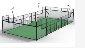 UNI-Vidrio templado de 12mm de alta calidad, 10x20m, para pádel panorámico, pista de tenis, baño al aire libre, venta al por mayor - Product Image 4