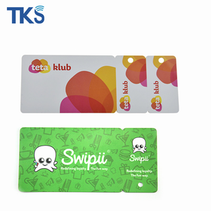 CR70 PVC Mini keycard Combo | 3-in-1 thẻ thành viên với Keychain khe cắm nhỏ gọn kiểm soát truy cập & lòng trung thành chương trình, tùy chỉnh in - Product Image 2