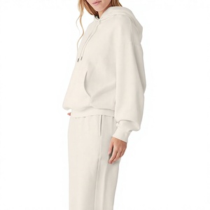 Sudadera Premium Transpirable con Capucha, Tejida, de Invierno, Personalizada para Mujer, Holgada, con Cierre Frontal, Manga Larga, para Correr y Senderismo - Product Image 3