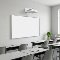Pizarra Electrónica Interactiva IBoard de 96/86/102 Pulgadas, Táctil Infrarroja de 10 Puntos, con 3 Años de Garantía para Proyección, Tamaños Personalizados