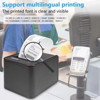 Impresora Térmica de Recibos XP-80T con Cortador Automático de 80 mm, Impresora de Tickets POS con USB+ y Papel Térmico para Uso Comercial Global