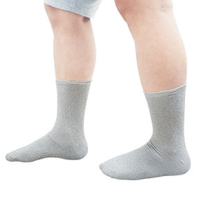 Konmed CE 510(k) Certified Konmed Fisioterapia reabilitação vestuário condutora prata fibra <span class=keywords><strong>TENS</strong></span> meias para fisioterapia do pé - Product Image 6