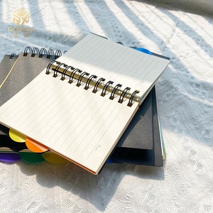 批发a5 a 5优质纸草标志日记螺旋印刷日记本笔记本再生纸