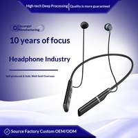 Headset Olahraga In-Ear 5.3 BT Berkualitas Tinggi dengan Daya Tahan Baterai Lama, Indikator LED, Model Pribadi