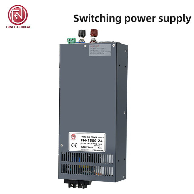1500W Switching Power Supply, Adjustable Voltage and Current Output at 12V and 125A