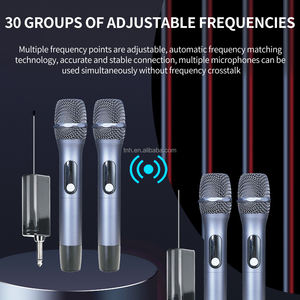 Tnh UM-MI155U Uhf Metalen Draadloze Handheld Microfoon Met 30 Frequentiepunten Oplaadbare Zender En Ontvanger - Product Image 4