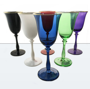 Copa de cristal Retro Vintage, diseño de una sola cuenta fresca pequeña para francés clásico para champán y vino tinto - Product Image 3