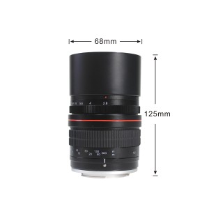 Lente de cámara telescópica de baja dispersión, Ultra Nano Cristal, marco completo, prime, 135mm <span class=keywords><strong>F</strong></span>/2,8 - Product Image 3
