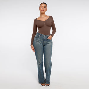 بدلة داخلية نسائية, بدلة جسم نسائية قطعة واحدة ، مشد للمؤخرة ، رافع للمؤخرة ، ملابس داخلية كاملة غير مخيطة ، الأكثر مبيعًا ، مصنوعة من خامات عالية الجودة ، مصنوعة من خامات متينة لرفع المؤخرة ، مصنوعة من قماش غير مخيطة على شكل حرف v. - Product Image 6