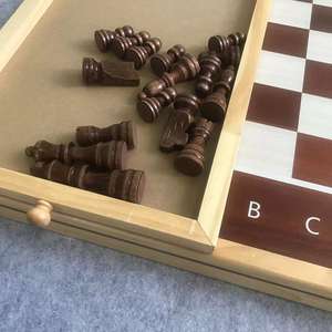 Table de puzzle en bois 21 pièces, tableau de jeu multifonctionnelle, règle de <span class=keywords><strong>dames</strong></span> - Product Image 4