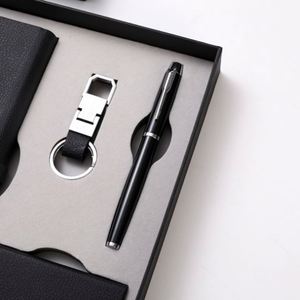 Custom Personalized Souvenir Corporate Gift Set A5 Notebook Box Package With Pen Business Journal Set With <b>Name</b> Card Holder - Product Image 6