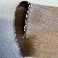 2026 Invisible New Genius Weft Cheveux Naturels Bruts, Véritable Tissage Sans Couture Double Drawn Couleur Blonde, Extension de Cheveux Humains Genius Weft, Lot de Tissages