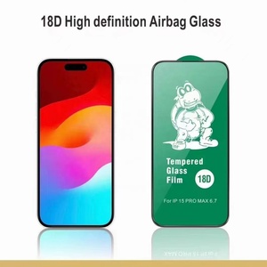 ฟิล์มกันรอยกระจกนิรภัย 18D airbag Glass 9h king Kong สำหรับโทรศัพท์มือถือ iPhone 15 Pro Max, Hermit Turtle Tempered Glass สำหรับ iPhone 15 Pro, 14 Pro - Product Image 5