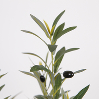 Fausse Plante En Gros Mini Olivier Artificiel En Pot Avec Olive Sur La Branche Pour La Décoration Intérieure