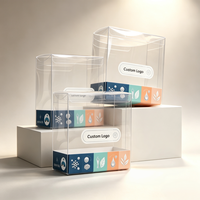 Boîte d'emballage rectangulaire en plastique PET écologique imprimée sur mesure pour les boissons probiotiques, les compléments nutritionnels, les poudres lyophilisées
