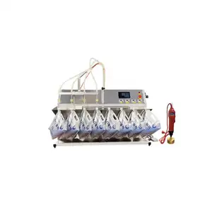 Máquina de enchimento de líquidos com bomba de controle digital elétrica para garrafas líquidas, suco de água e óleo essencial