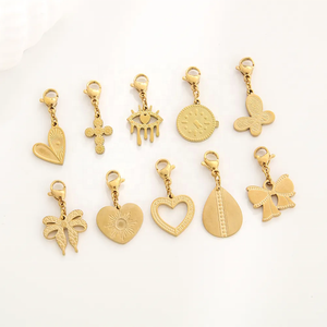 CHINTEN جميع التعليقات من الفولاذ المقاوم للصدأ مجوهرات مقاومة للماء ذاتية الصنع بإبزيم عالمي قلادة سوار قلادة إكسسوارات تعليقات بمشبك - Product Image 3