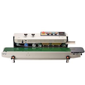 Machine de cachetage automatique de vernis de poêle FR1000 avec la roue de codage de bouton d'arrêt d'urgence portative pour l'emballage de grain de casse-croûte - Product Image 1