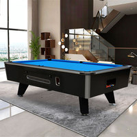 Table de Billard à Monnayeur en MDF, 7 ou 8 Pieds, pour Usage Commercial, Vente en Gros Économique avec Fente