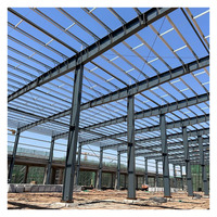 Almacén de Estructura de Acero Multiusos para Granja/Almacenamiento/Taller, Estructura de Acero Duradera con Perfil C/Z