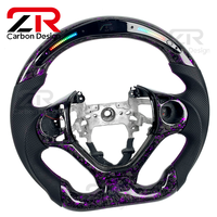Accessoires intérieurs pour Honda Civic 9e génération LXR Si, cuir véritable, fibre de carbone forgée personnalisée, volant sport LED RPM